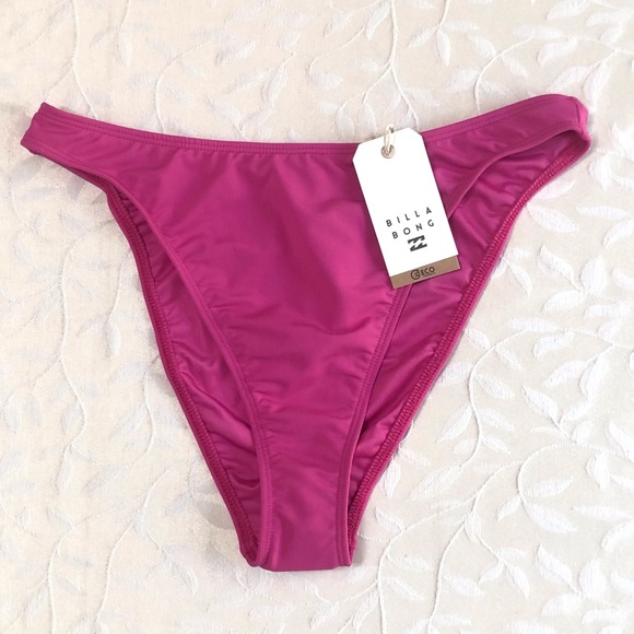 🆕 Billabong Womens Bikini Bottom XXL 16 Pink Sol Searcher Havana Skimpy Swim - Picture 2 of 7
